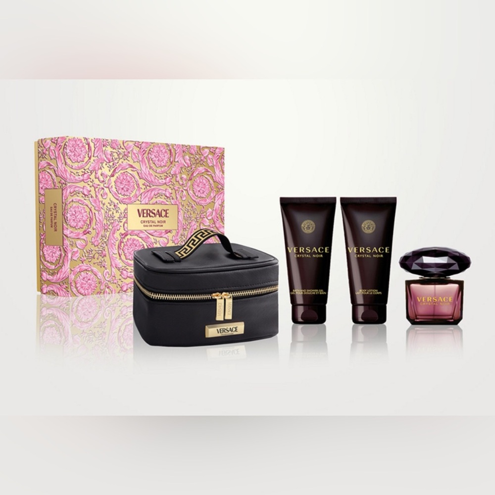 Versace Crystal Noir Gift Set Brand New